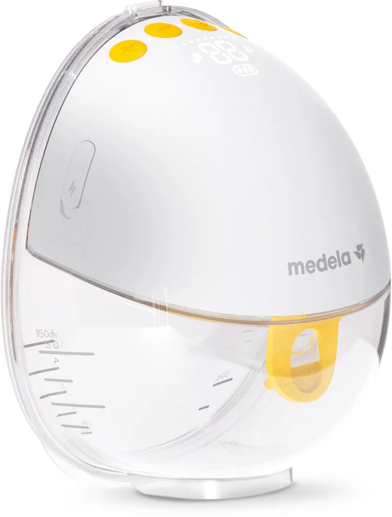 Motion InBra™ - Handsfree Draagbare Enkele Elektrische Borstkolf - Draadloos - Discreet, Lichtgewicht en past in BH by Medela in Wit – product photo