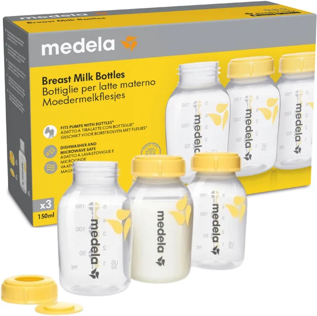 Serie - Babyfles - 150ml - 3 stuks - Veilige Bewaring