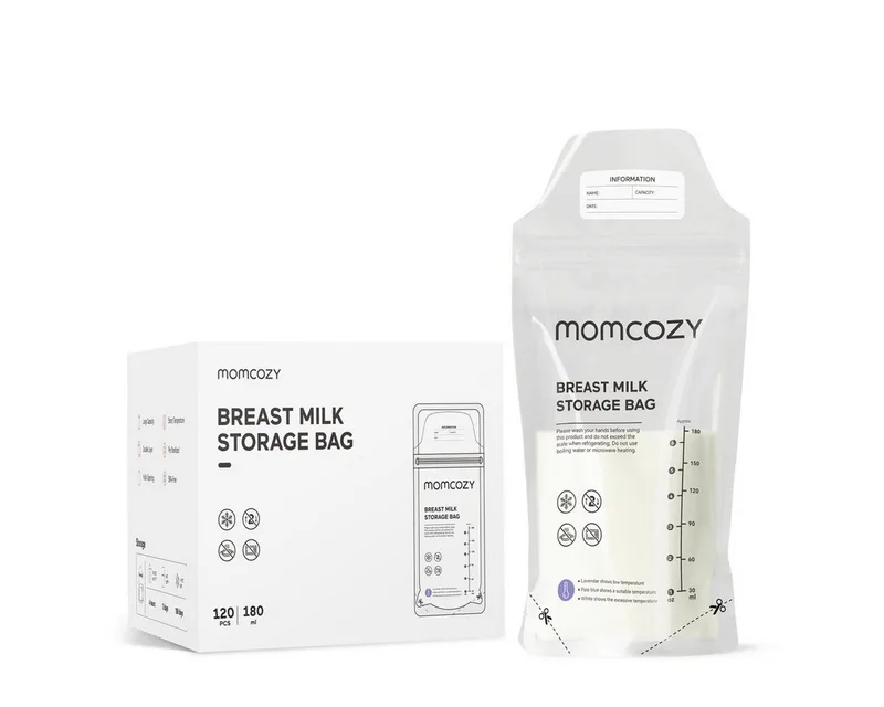 Elektrische Milchpumpe Disposable Milk Storage Bag van Momcozy in Weiß – productfoto