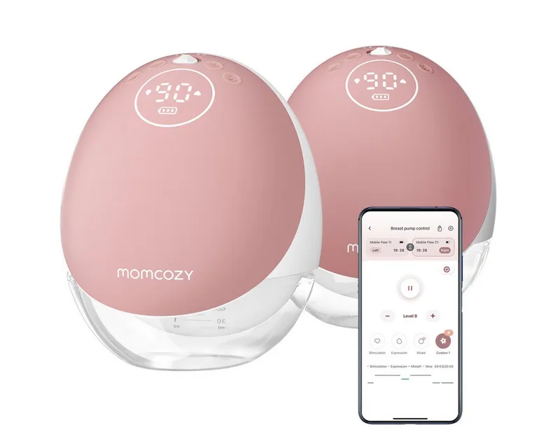 Elektrische Milchpumpe M9 Mobile Breast Pump, 2-tlg. by Momcozy in Weiß – product photo