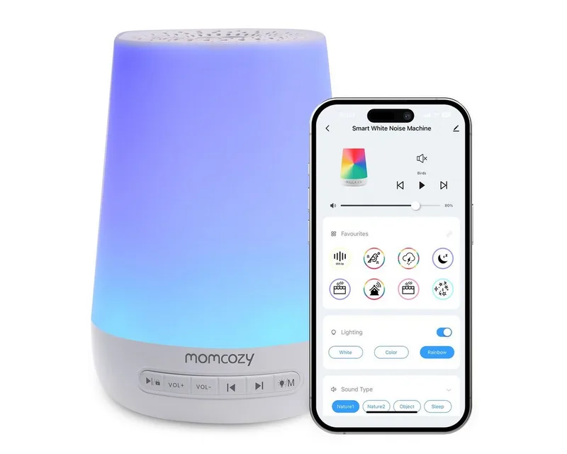 Elektrische Milchpumpe White noise machine with app control, 1-tlg. by Momcozy in Weiß – product photo