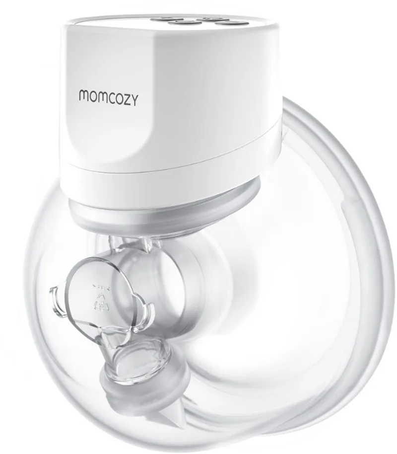 S12Pro Handsfree Borstkolf - 1 stuk - Extra stil en compact - Elektrisch - Oplaadbaar by Momcozy in Wit – product photo