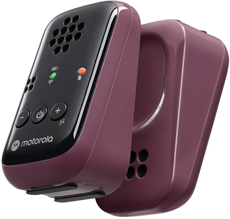 Babyfoon Motorola PIP12 Travel Audio czarno-bordowy by Motorola in Paars, Zwart – product photo