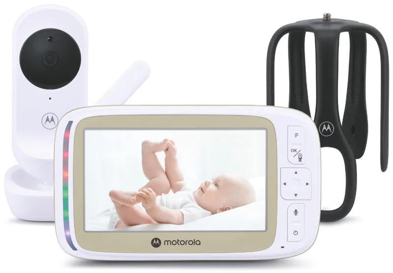 Babyfoon Motorola VM45 Connect stargrip videomonitor 5" wit by Motorola in Transparent – product photo