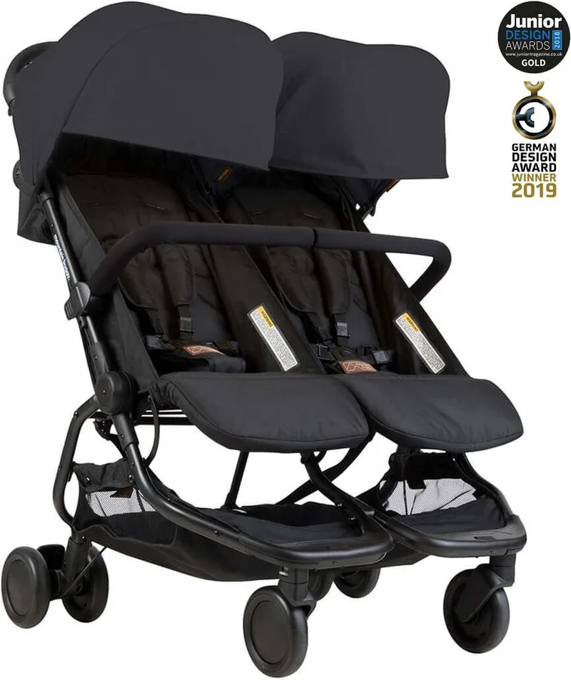 Nano Duo V3 Black by Mountain Buggy in Zwart – product photo