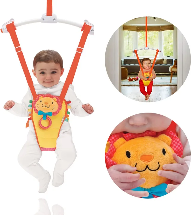 babyschommel - Bounce & Play - Door Bouncer - Babyschommel voor aan de Deur - Wipstoelje - Schommelstoel