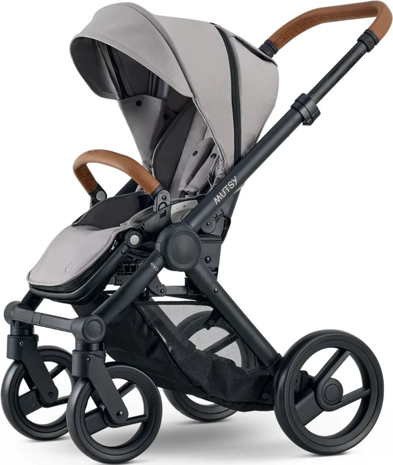 Evo Kinderwagen - Snel Opvouwsysteem - Lichtgewicht Frame by Mutsy in Concrete – product photo