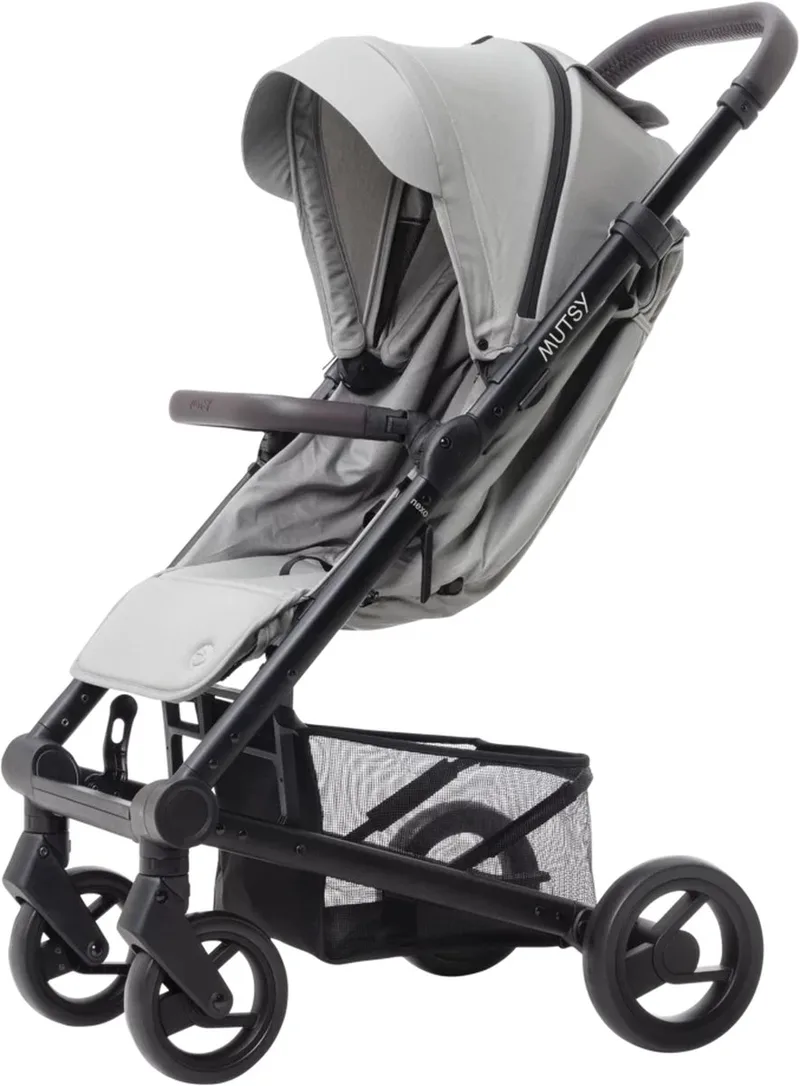Nexo Kinderwagen - Luxe Buggy - Snel Opvouwsysteem - Lichtgewicht Frame - Melange van Mutsy in Concrete – productfoto
