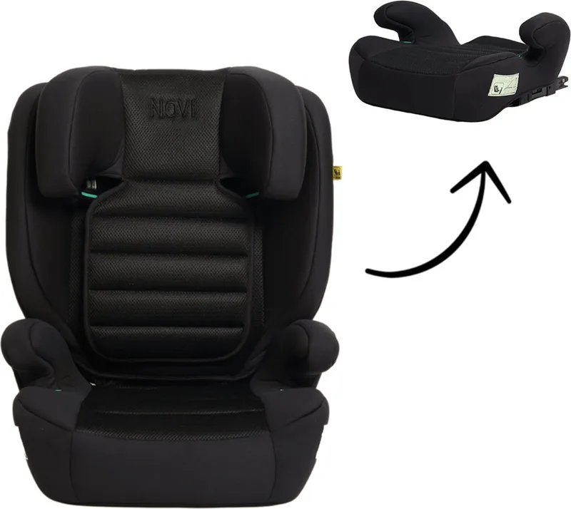 James Go I-Size Autostoel met Isofix van Novi Baby in Go Zwart – productfoto