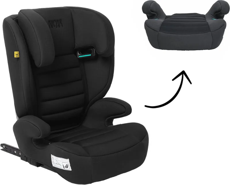 James Premium Autostoel - i-Size - met Isofix - 100-150 cm by Novi Baby in Zwart – product photo