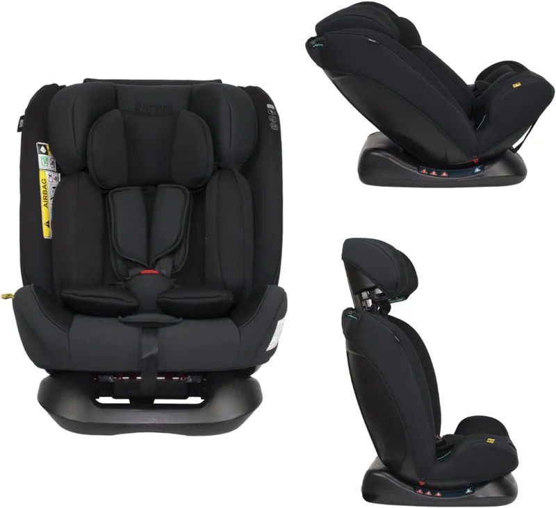 Lucas Premium - Autostoel - I-Size - Groep 0-1-2-3 van Novi Baby in Zwart – productfoto