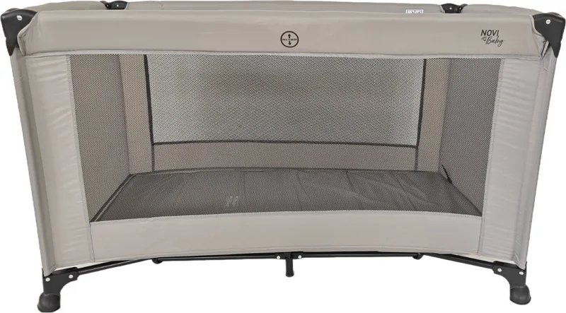 Nicky - Campingbed - reisbed - inklapbaar van Novi Baby in Sand – productfoto