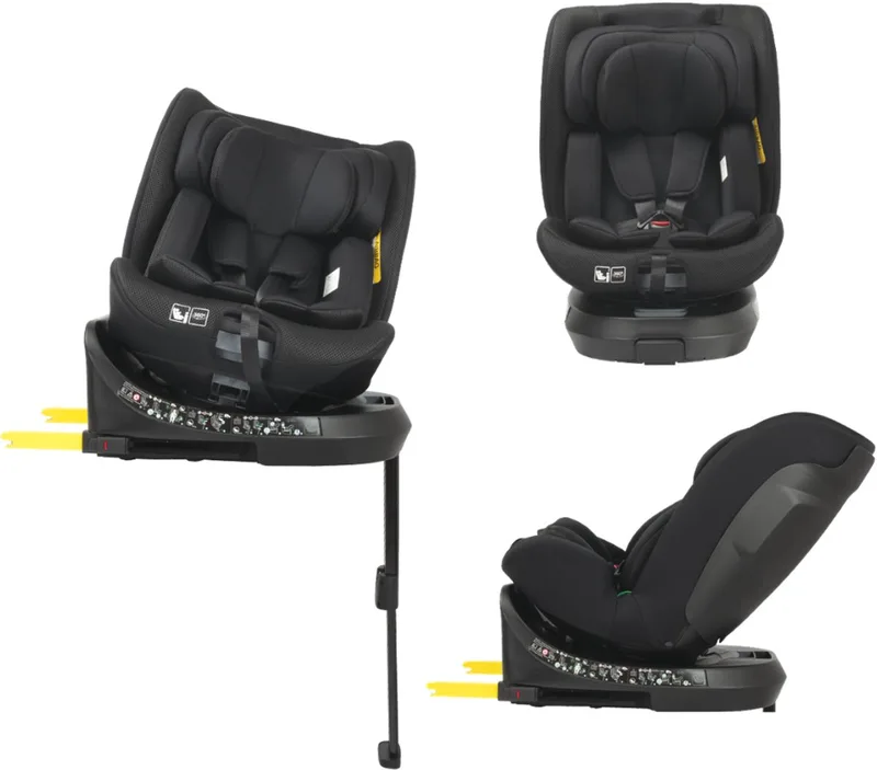 Novi Donna Go V2 Autostoel I-Size 0-150 cm – 360° Draaibaar – Isofix met Steunpoot – Groep 0+/1/2/3 de Novi Baby en Black – photo produit