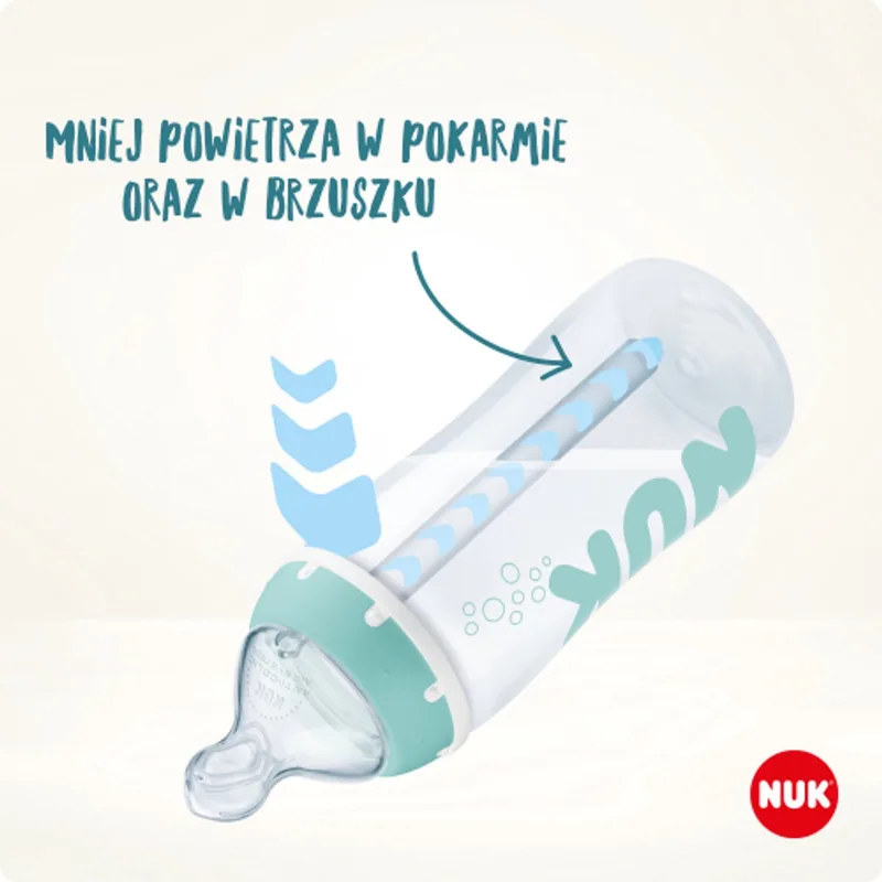 Babyfles plastic - Voedingsfles by NUK in Multicolor – product photo
