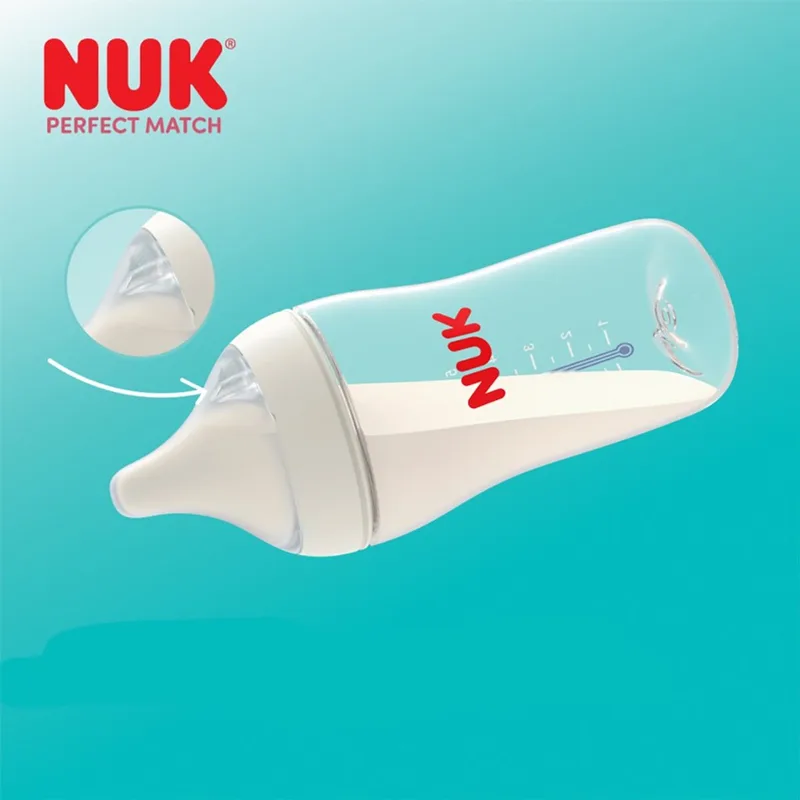 Perfect Match babyfles 150ml temperatuurcontrole - Zuigfles de NUK en Multicolor – photo produit