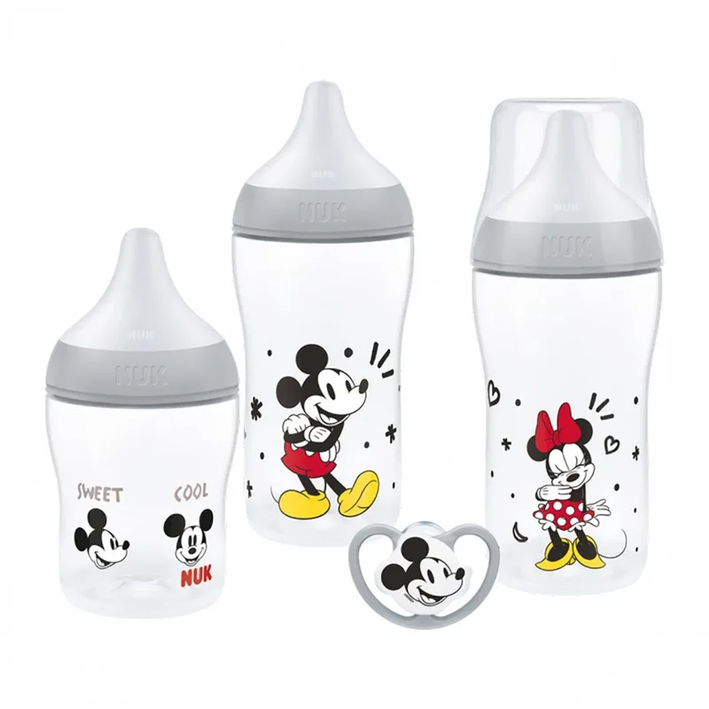 Perfect Match Disney Mickey Mouse babyflessenset - Babyfles de NUK en Multicolor – photo produit