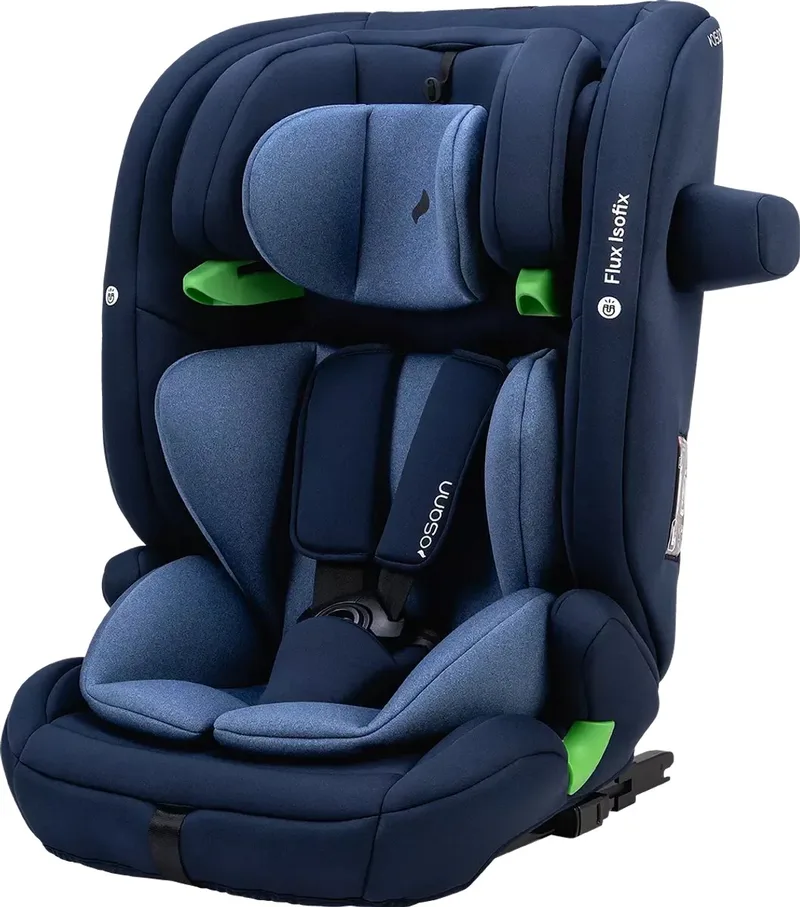 Flux Isofix i-Size Autostoel 76-150 cm – Isofix – R129 – Groep 1/2/3 – Verstelbare Hoofdsteun by Osann in Navy Melange – product photo