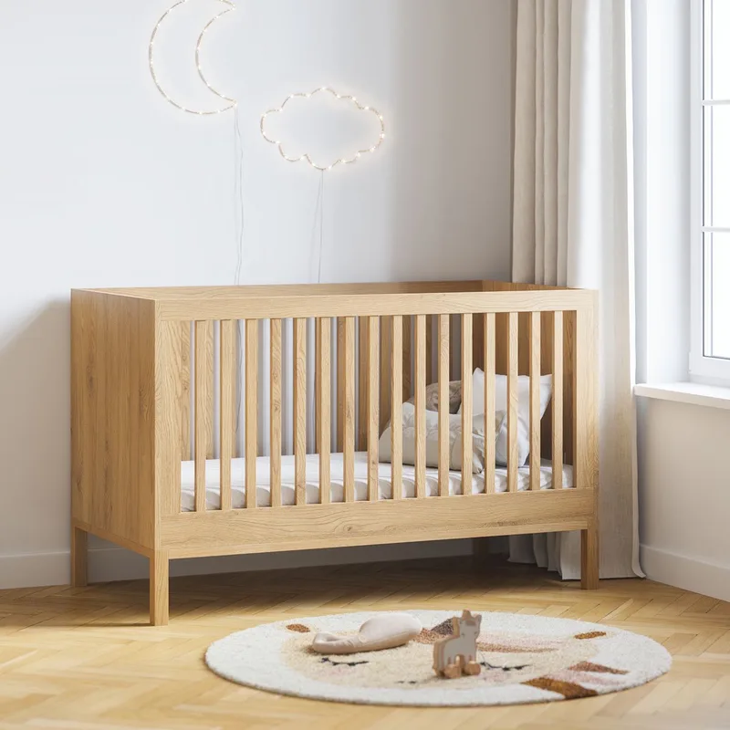 Ledikant «Japandi» | 60 x 120 cm | Naturel by Petite Amélie in Naturel – Japandi – product photo