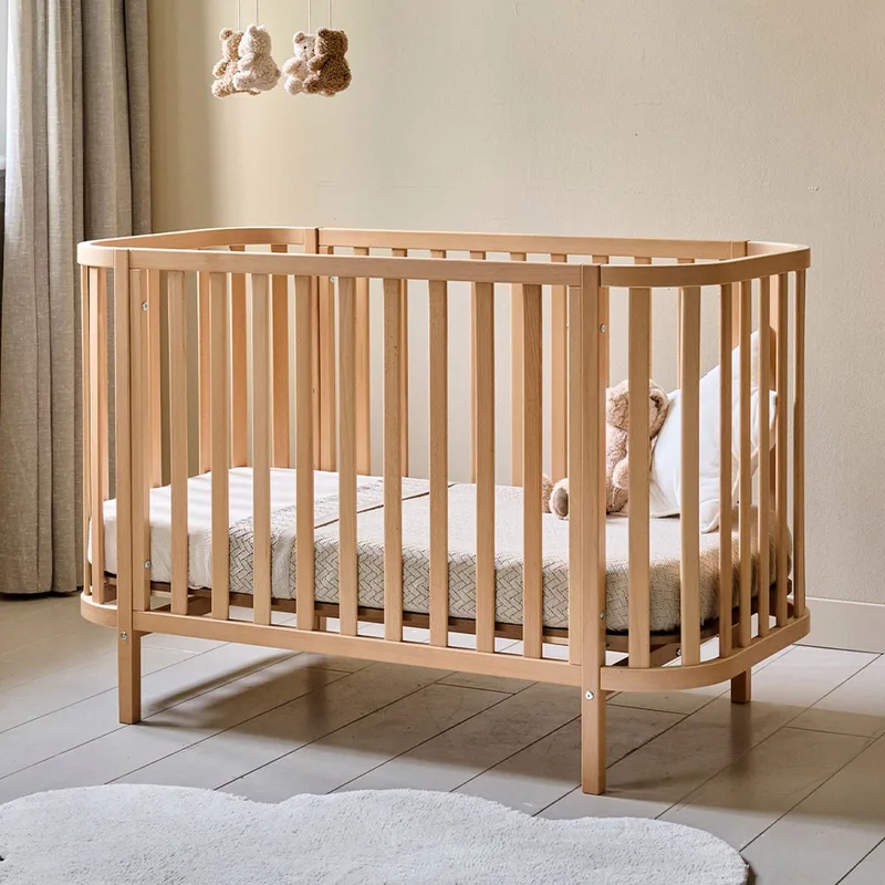 Ovaal ledikant Cocoon – 60x120 cm – Naturel by Petite Amélie in Cocoa – Naturel – product photo