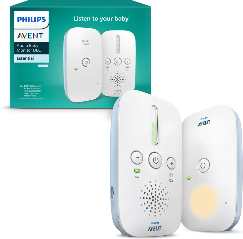 Babyfoon met DECT-verbinding - Audio babyfoon - SCD503/26 de Philips Avent en Wit – photo produit