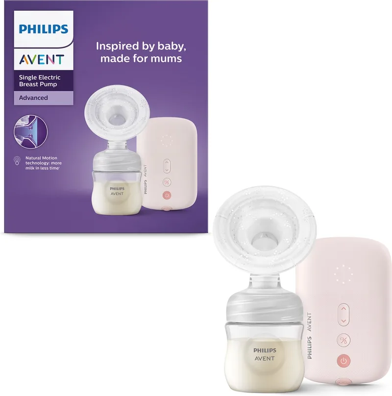 Enkele Elektrische Borstkolf- Draagbaar - -SCF395/01 by Philips Avent in Roze – product photo
