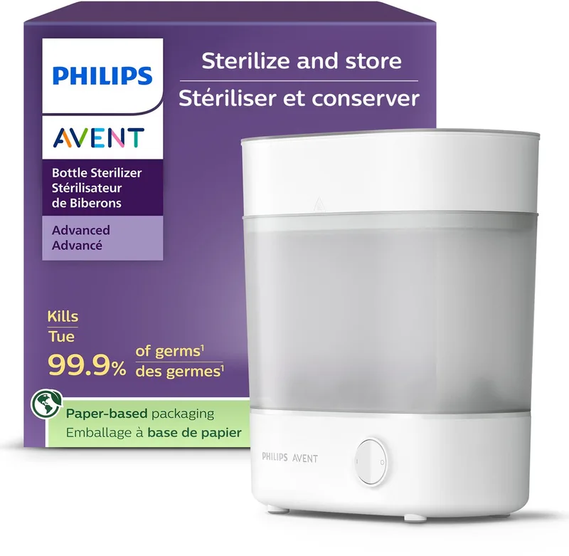 Flessen Sterilisator - 6 Flessen - Snel en effectief reinigen - SCF291/00 by Philips Avent in Wit – product photo