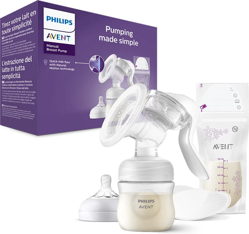handkolf- Borstkolf - Handmatig- SCF430/20 by Philips Avent in Transparant – product photo