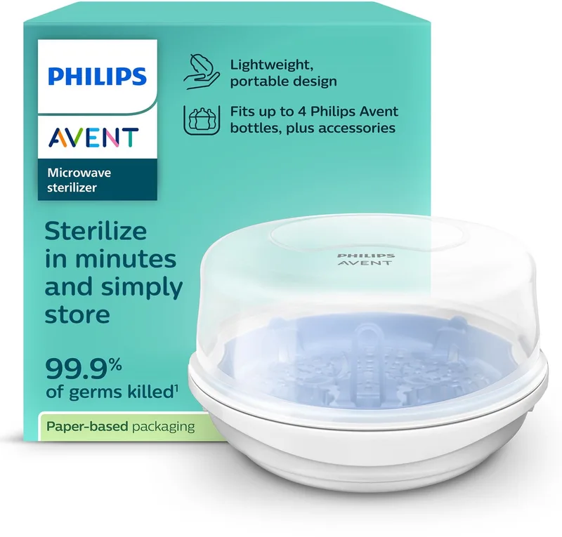 Magnetron sterilisator - Voor Babyflessen - SCF281/02 van Philips Avent in Transparant – productfoto