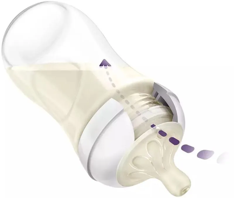 Natural Response babyfles 260ml - Zuigfles van Philips Avent in Blauw – productfoto