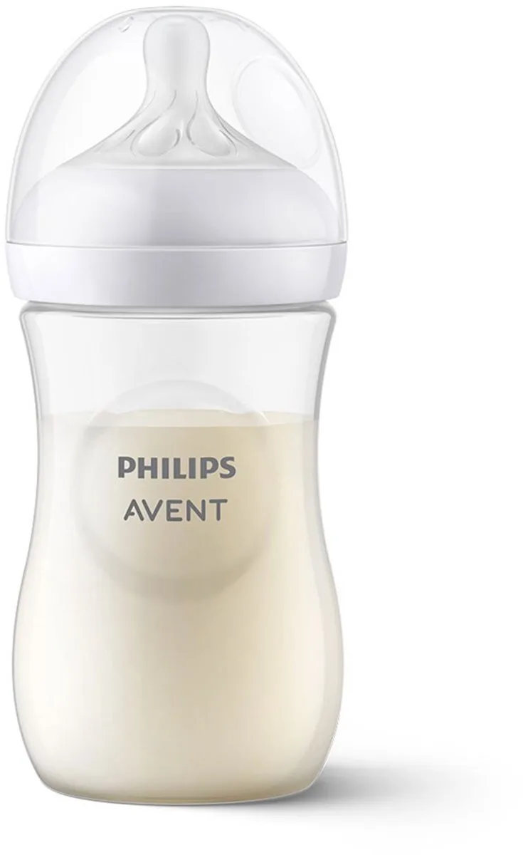 Natural Response babyfles 260ml - Zuigfles van Philips Avent in Transparant – productfoto
