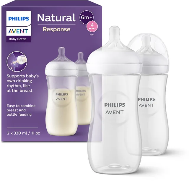 Natural Response Babyflessen 330ml – Flow 4- 2 flessen - SCY906/02