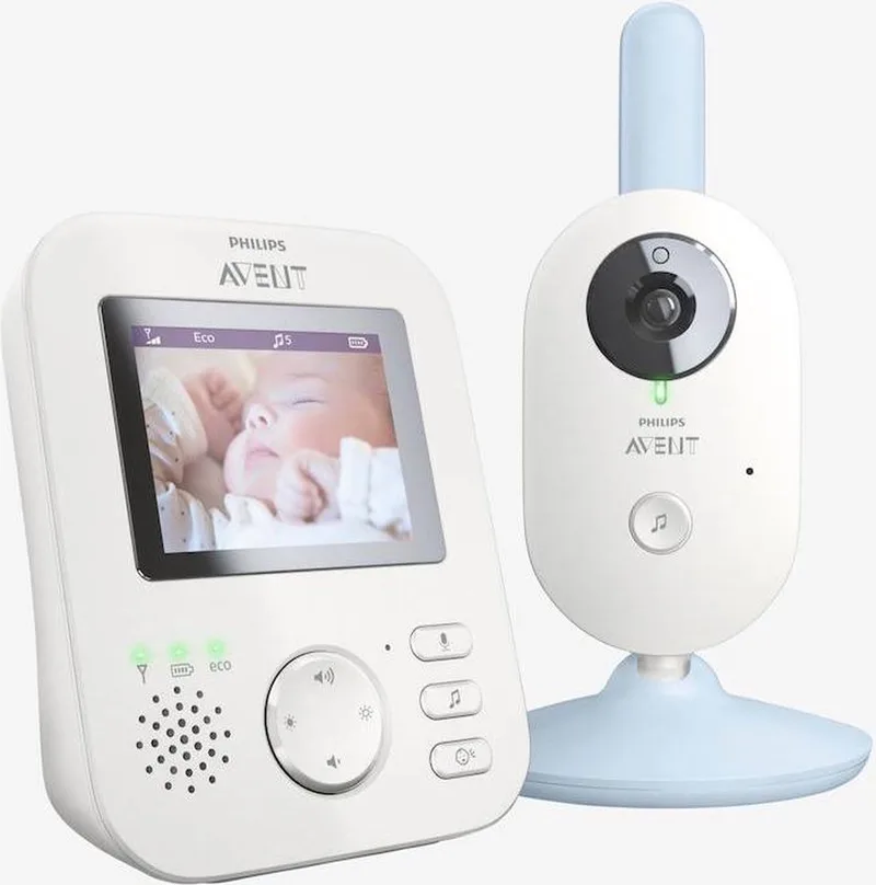 SCD835/26 beeldbabyfoon - babyfoon met camera - lichtblauw by Philips Avent in Wit – product photo
