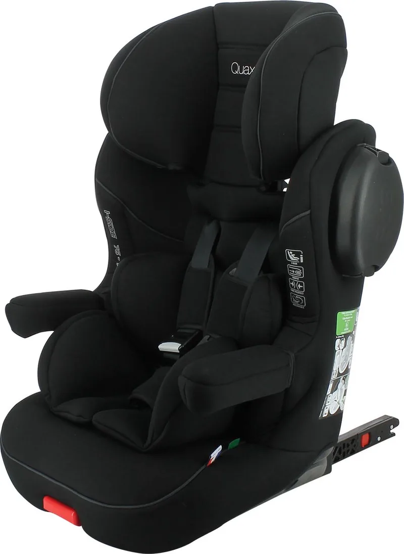 Autostoel I Size - ISOFIX - 76-140m (Groep 1/2/3) by Quax in Zwart – product photo