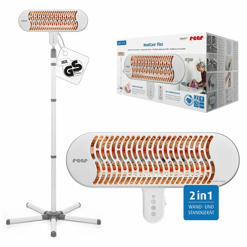 HeatCare+ Flex 2in1 commode verwarmer by Reer in Wit – product photo