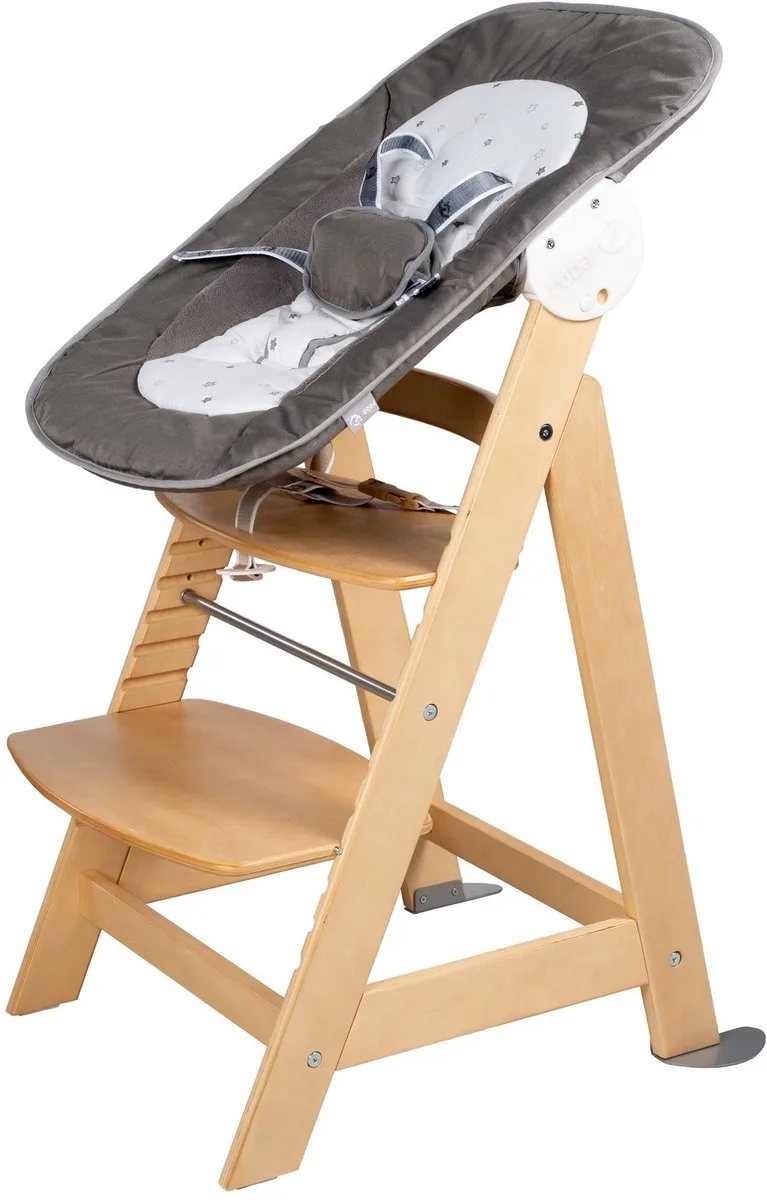 Born Up Little Stars - Kinderstoel - 2-in-1 - Bruin by roba in Grijs – product photo