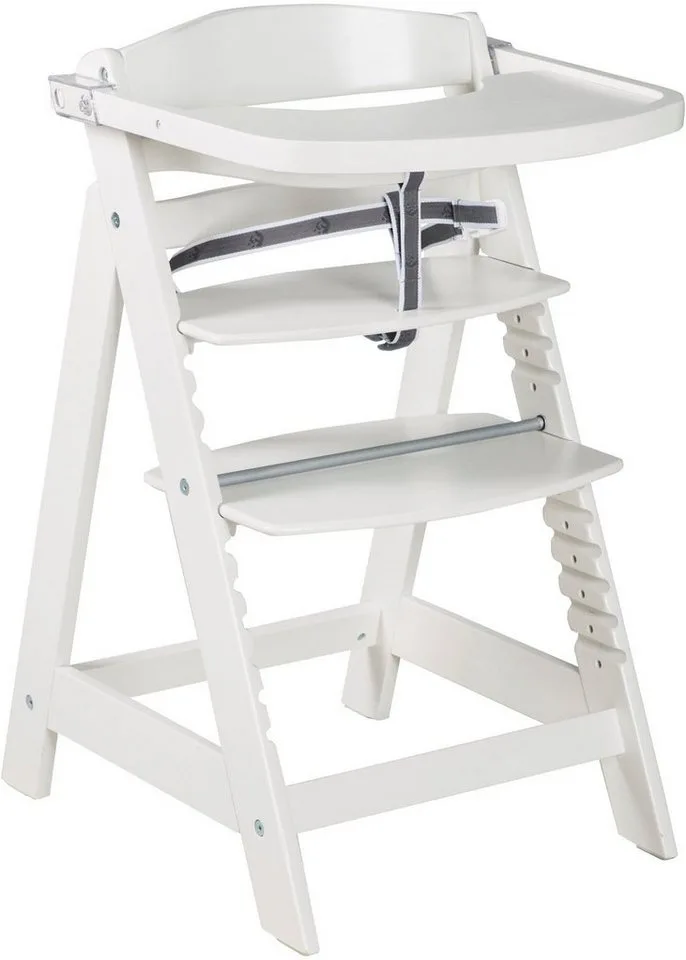 Hochstuhl Treppenhochstuhl Sit Up Click & Fun, aus Holz van roba in Weiß – productfoto