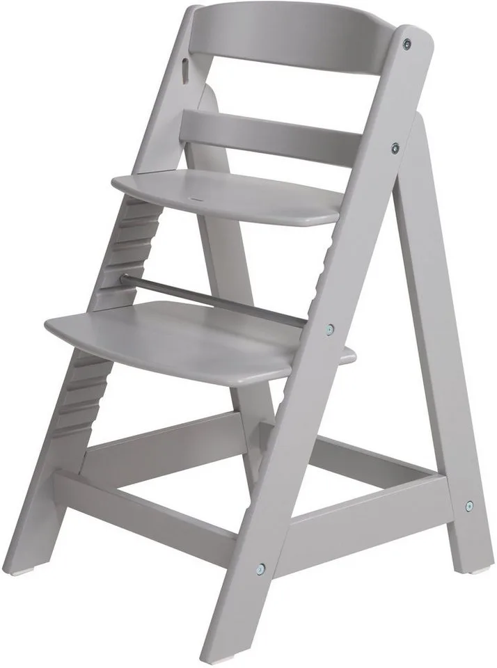 Hochstuhl Treppenhochstuhl Sit up III, taupe, aus Holz van roba in Grau – productfoto