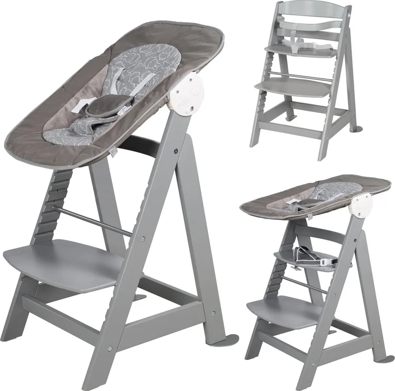 Kinderstoel Born Up Nijntje 94 Cm Hout/polyester Grijs van roba in Taupe – productfoto