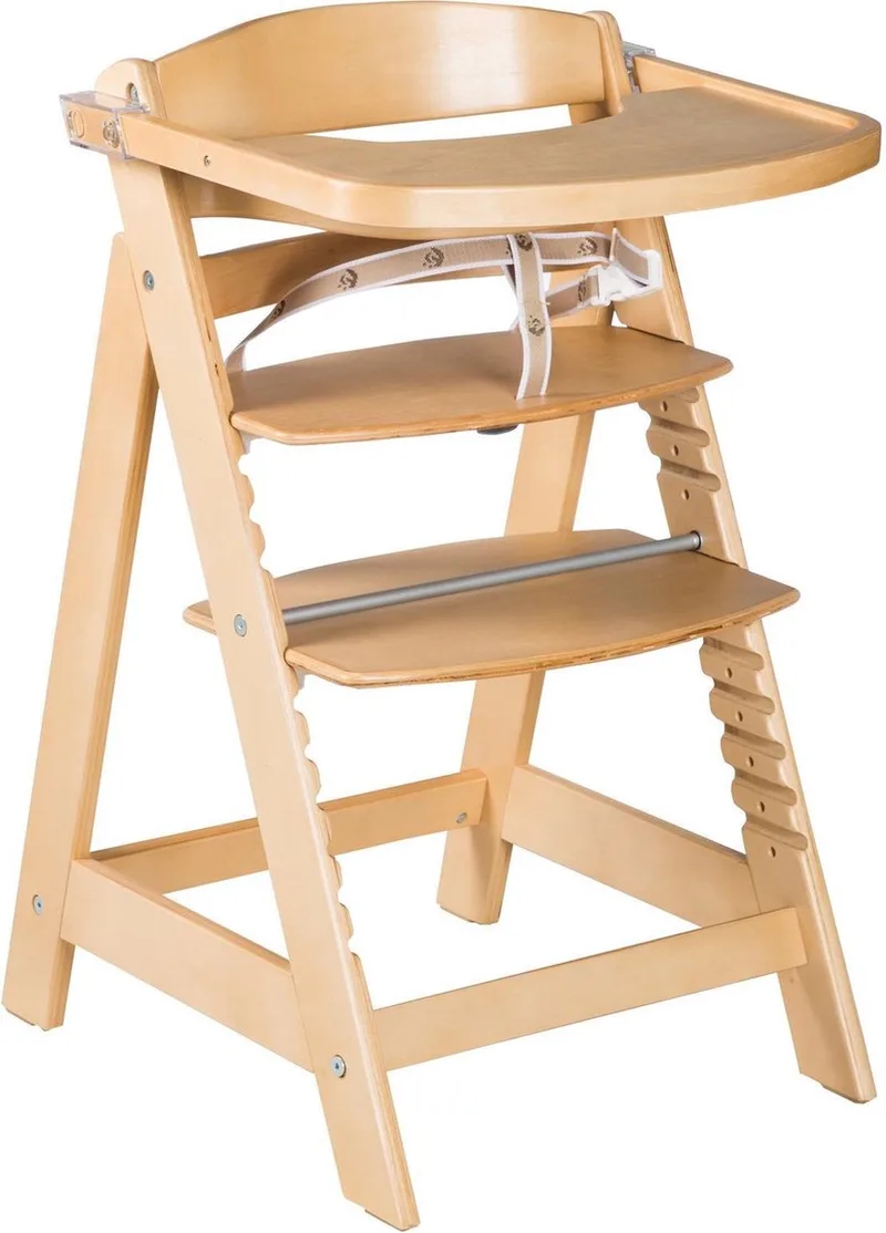 'Sit Up Click & Fun' Houten Kinderstoel - Meegroeistoel voor Baby's en Kinderen - Naturel by roba in Naturel gelakt – product photo