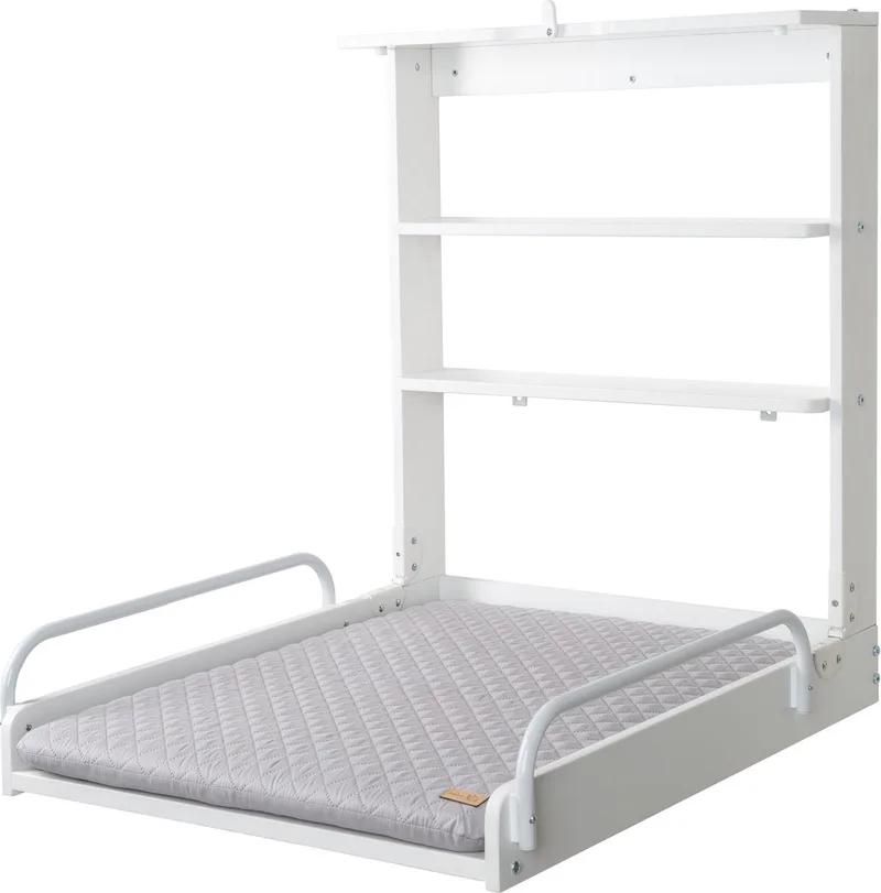 wandcommode inclusief aankleedkussen Style de roba en Wit – photo produit