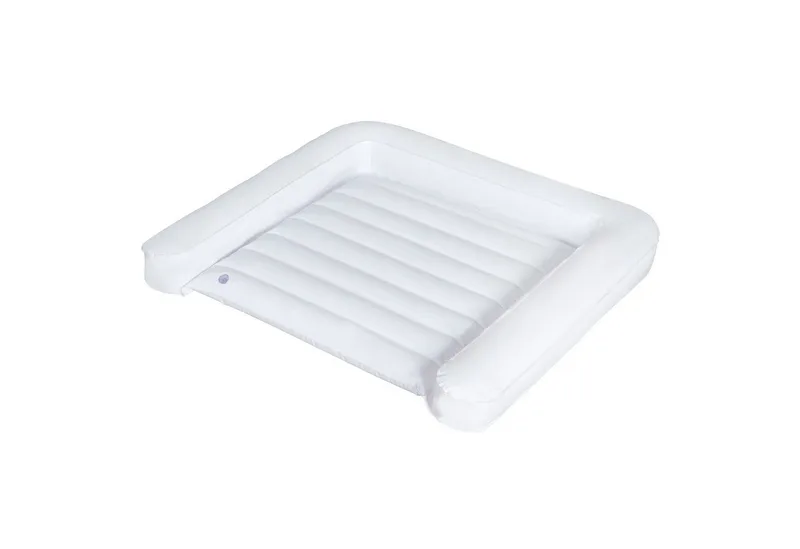 Wickelauflage aufblasbar 85 x 75 cm - Platzsparend & leicht abwaschbar, mobile Wickelunterlage wasserdicht - Für unterwegs & Zuhause van roba in Weiß – productfoto