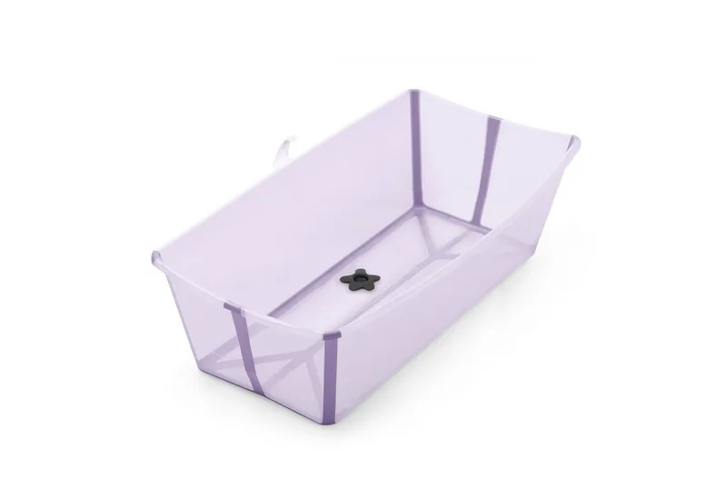 Babybadewanne Flexi Bath® X-Large - Geräumige faltbare Babybadewanne by Stokke in Lila – product photo