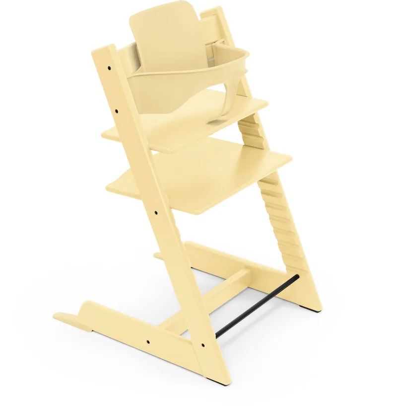 Bundel Tripp Trapp-kinderstoel Lemon Yellow met Babyset Lemon Yellow by Stokke in Lemon Yellow – product photo