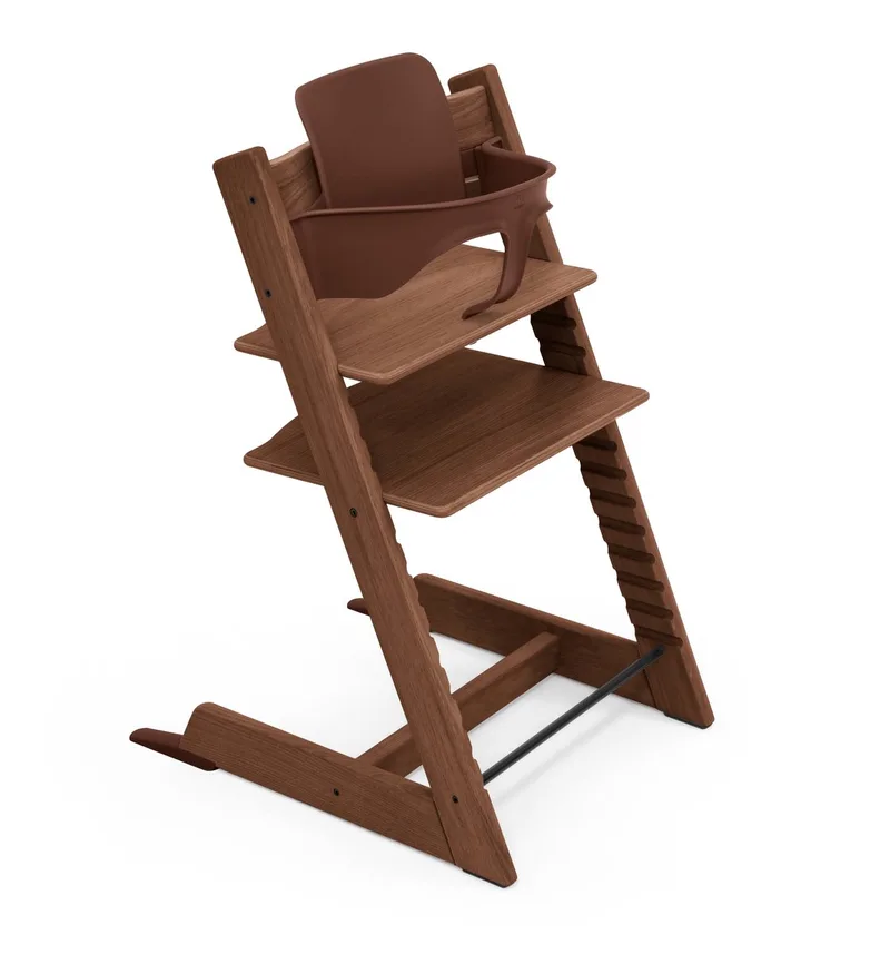 Bundel Tripp Trapp-kinderstoel Oak Warm Brown | Babyset Warm Brown van Stokke in Warm brown – productfoto