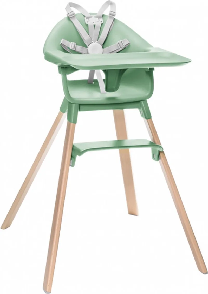 Clikk Kinderstoel - Groen van Stokke in Green – productfoto