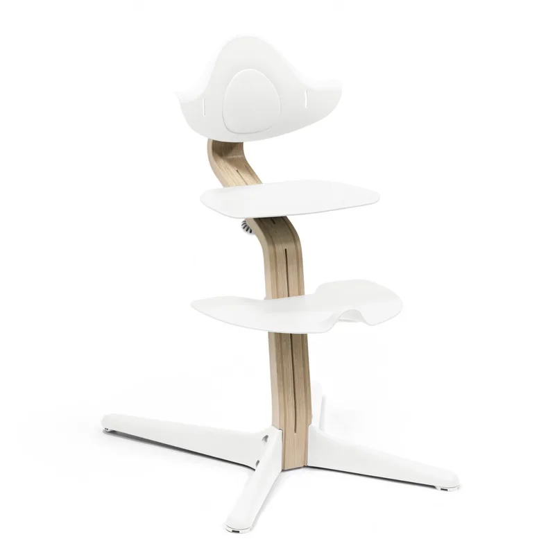 Nomi® Kinderstoel - Beech Natural de Stokke en White – photo produit
