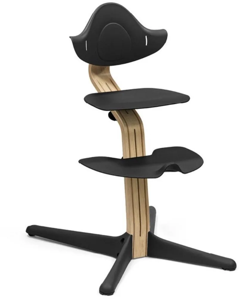 Nomi® Kinderstoel - Oak de Stokke en Black – photo produit