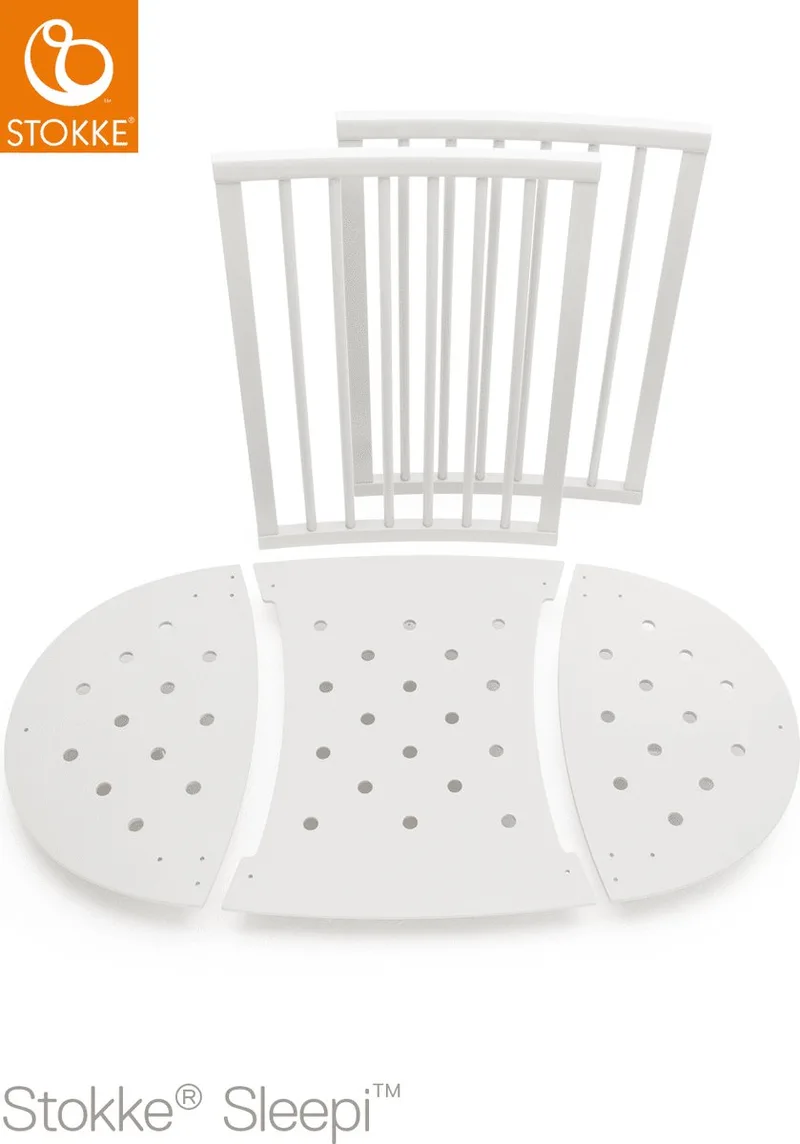 Sleepi™ Uitbreidingsset Ledikant by Stokke in White – product photo