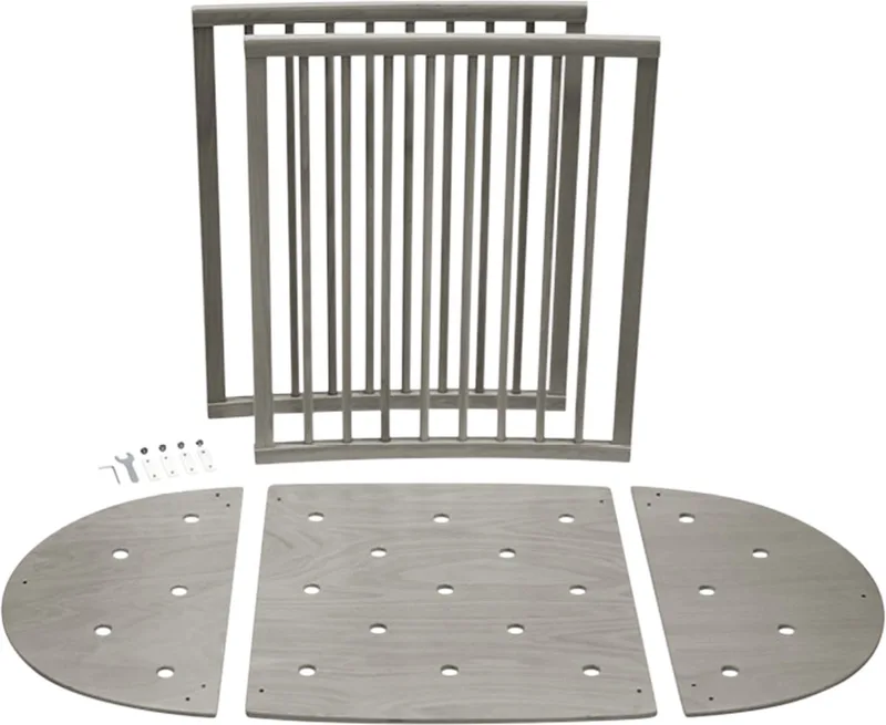 Sleepi™ V3 Extension Kit Ledikant Hazy Grey by Stokke in Grijs – product photo