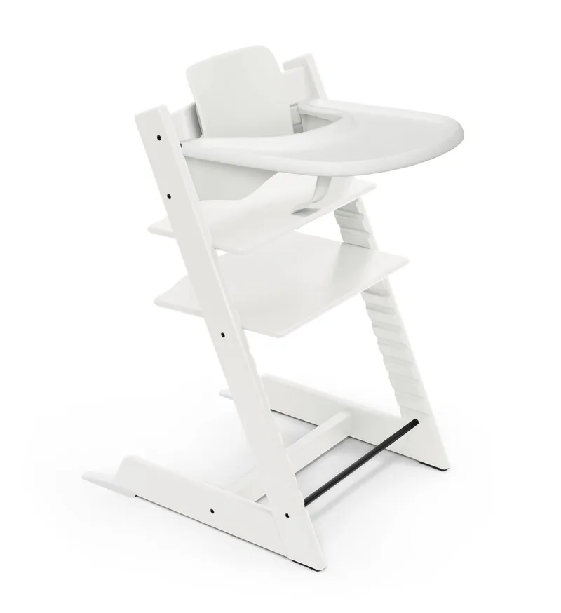 Tripp Trapp® Bundle Stoel White | Babyset White | Tray White van Stokke in Wit – productfoto